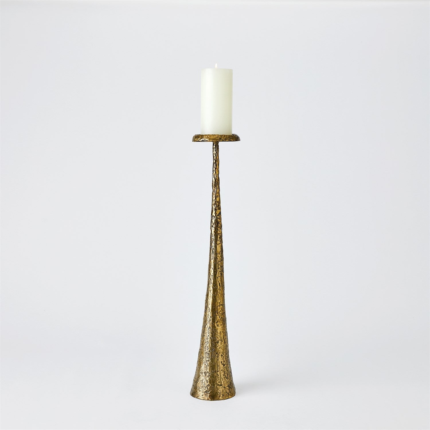Global Views Beacon Candle Holder - Brass