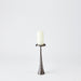 Global Views Beacon Candle Holder - Gunmetal