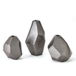 Global Views S Geo Vases - Black Nickel
