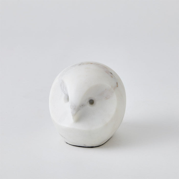 Global Views Sitting Owl - White