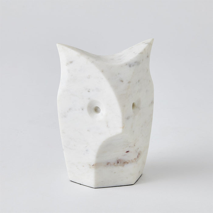 Global Views Standing Owl - White