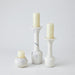 Global Views Calyx Candle Holder - White