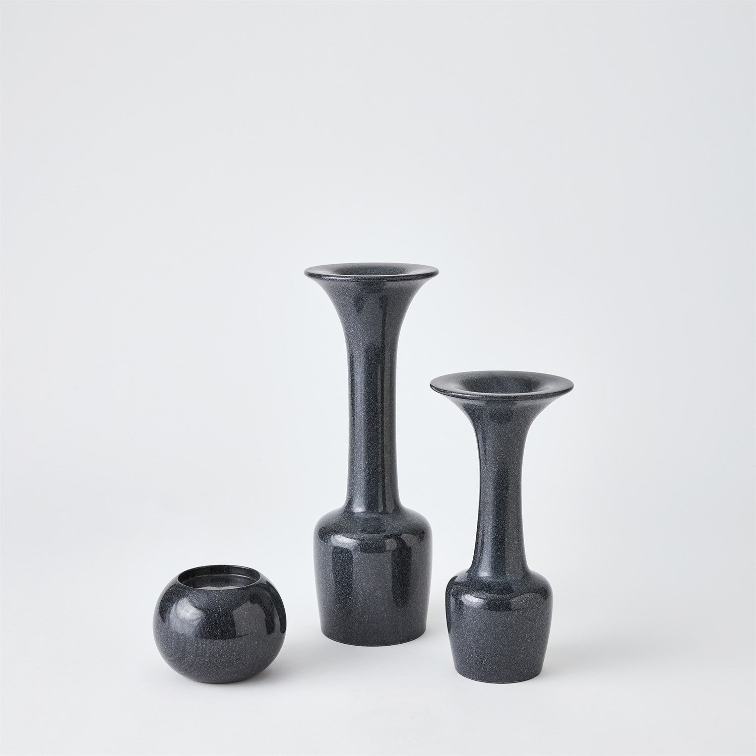 Global Views Globe Candle Holder - Black