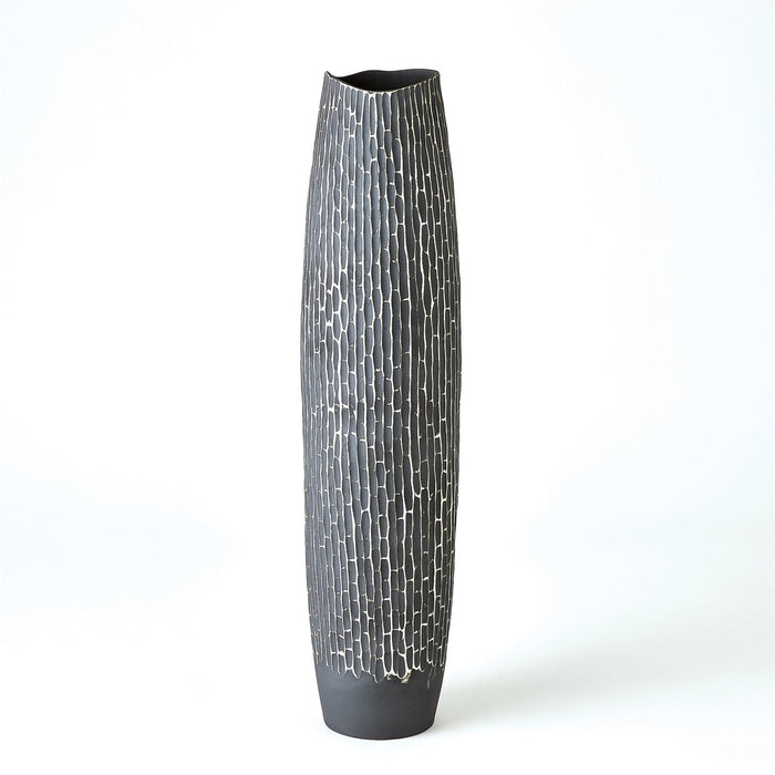 Global Views Horsetail Vase - Grey