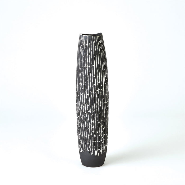 Global Views Horsetail Vase - Grey