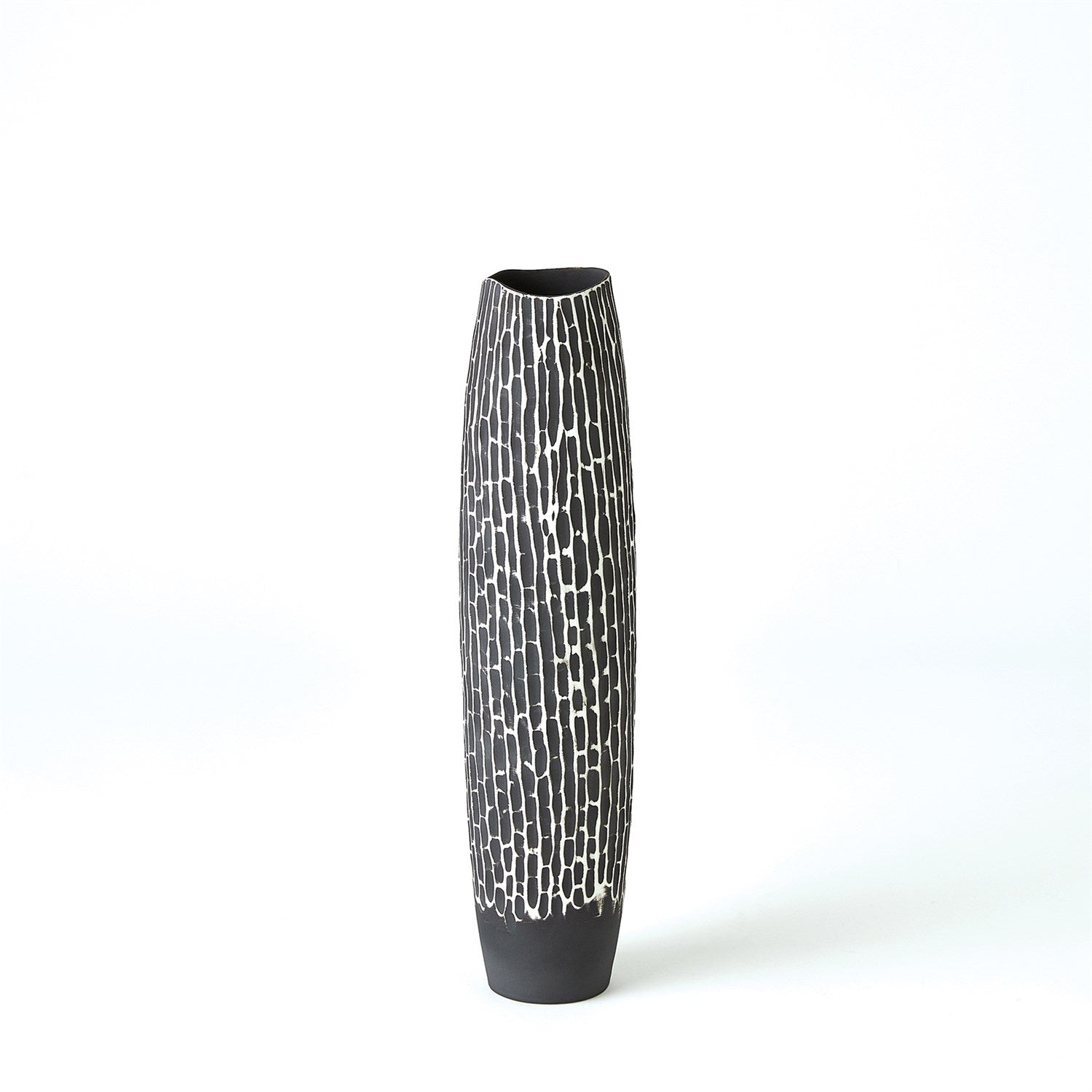 Global Views Horsetail Vase - Grey