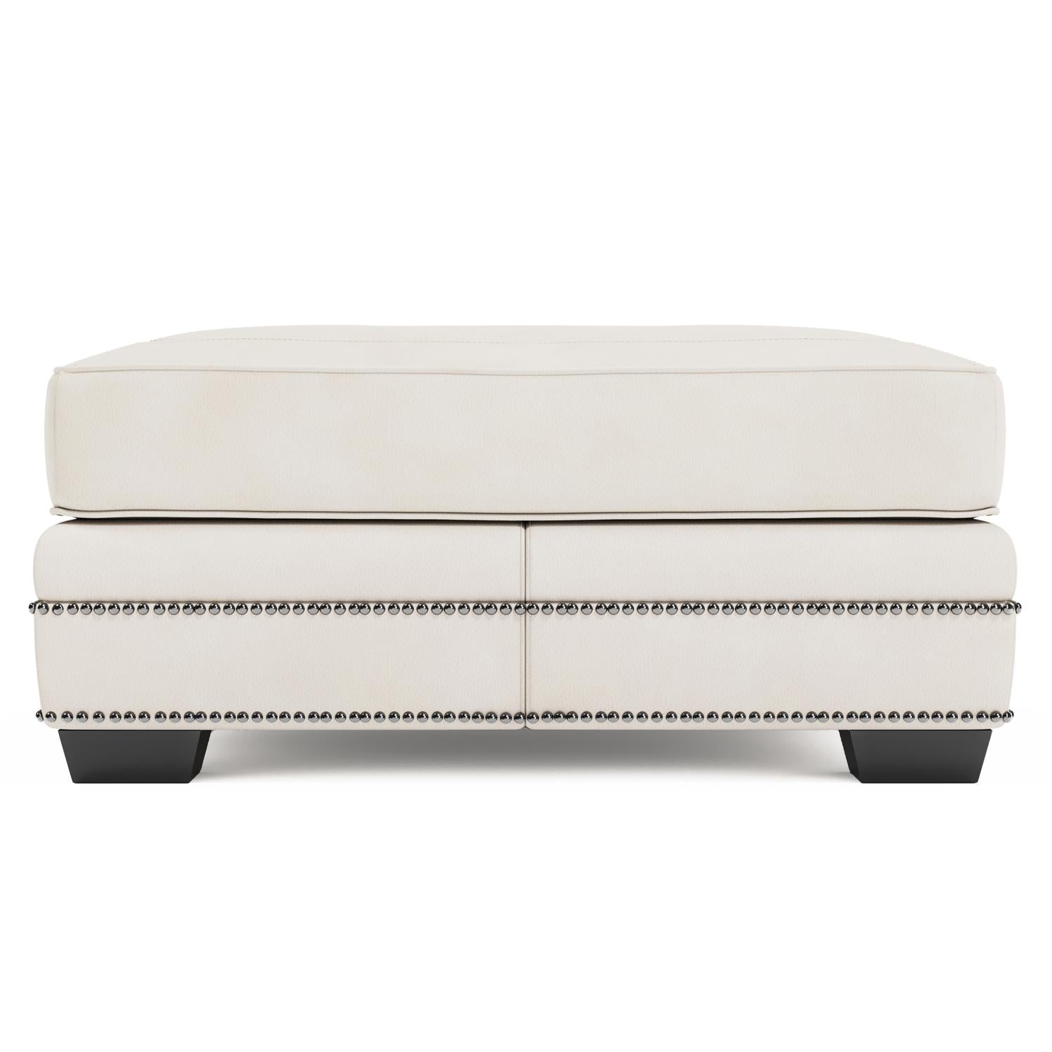 Bernhardt Grandview Leather Ottoman