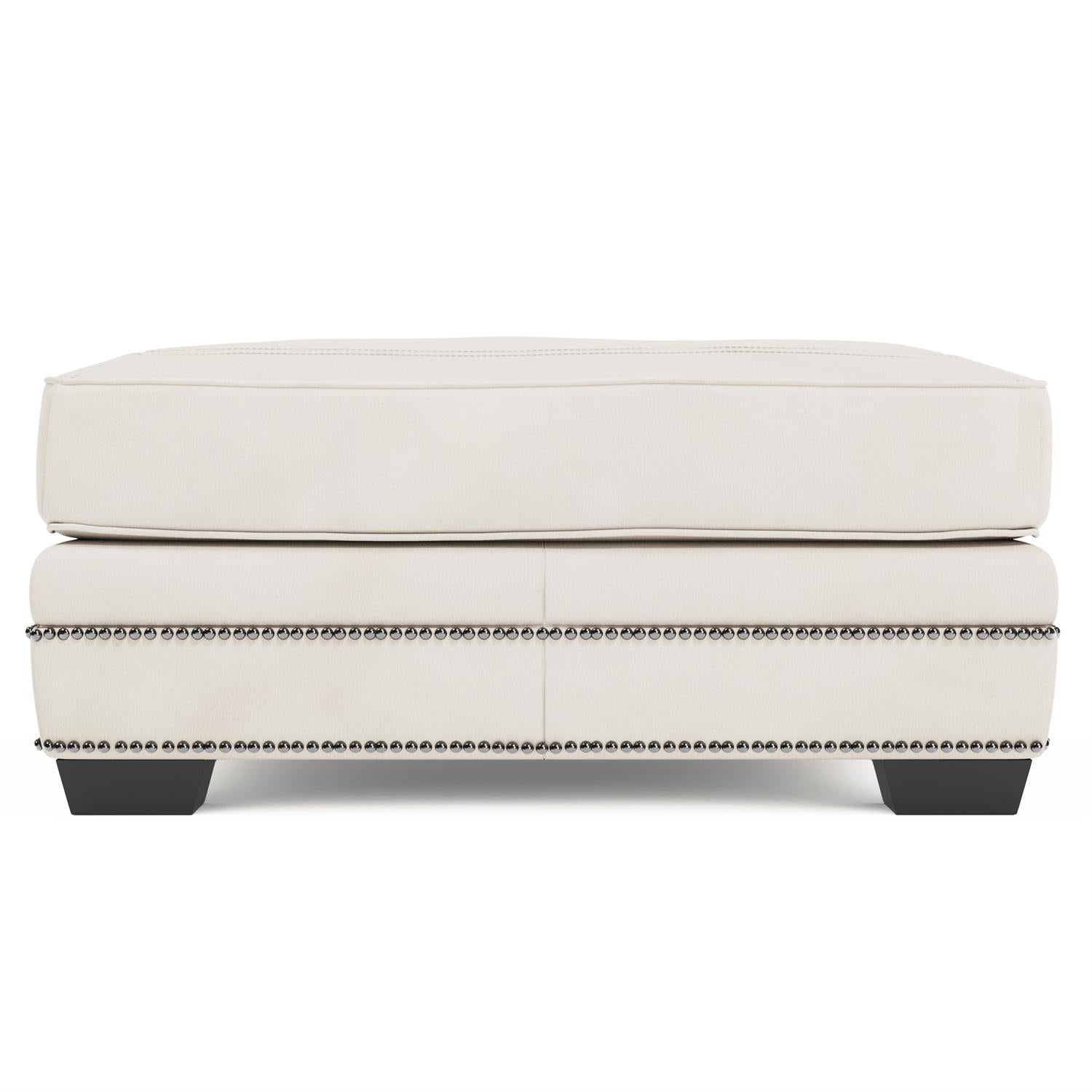 Bernhardt Grandview Leather Ottoman