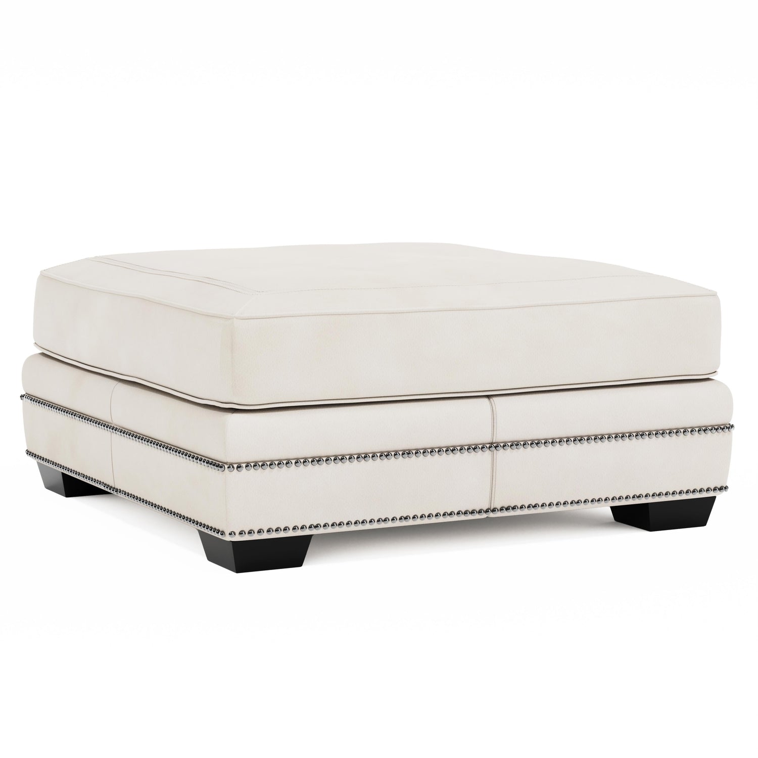 Bernhardt Grandview Leather Ottoman