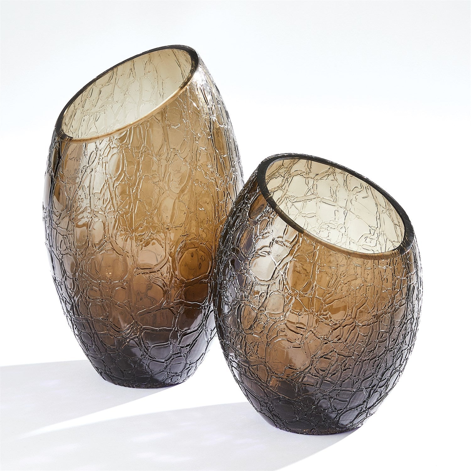 Global Views Volcano Vase - Smoke