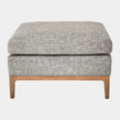 Global Views Laguna Gray Ottoman