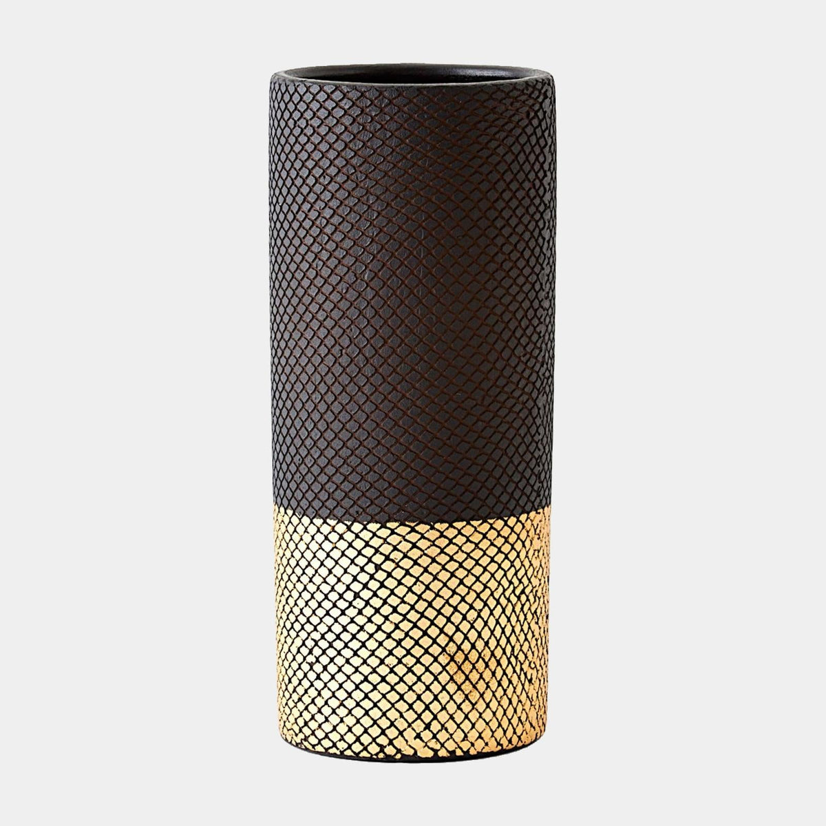 Global Views Java Black and Gold Vase