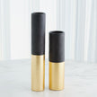 Global Views Collins Matte Black Vase