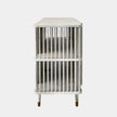 Global Views Arbor Whitewashed Finish Media Cabinet Clearance