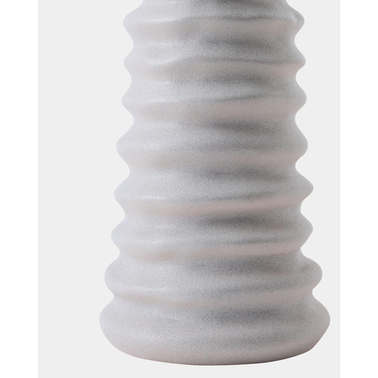 Global Views Cresta Gray Sand Vase