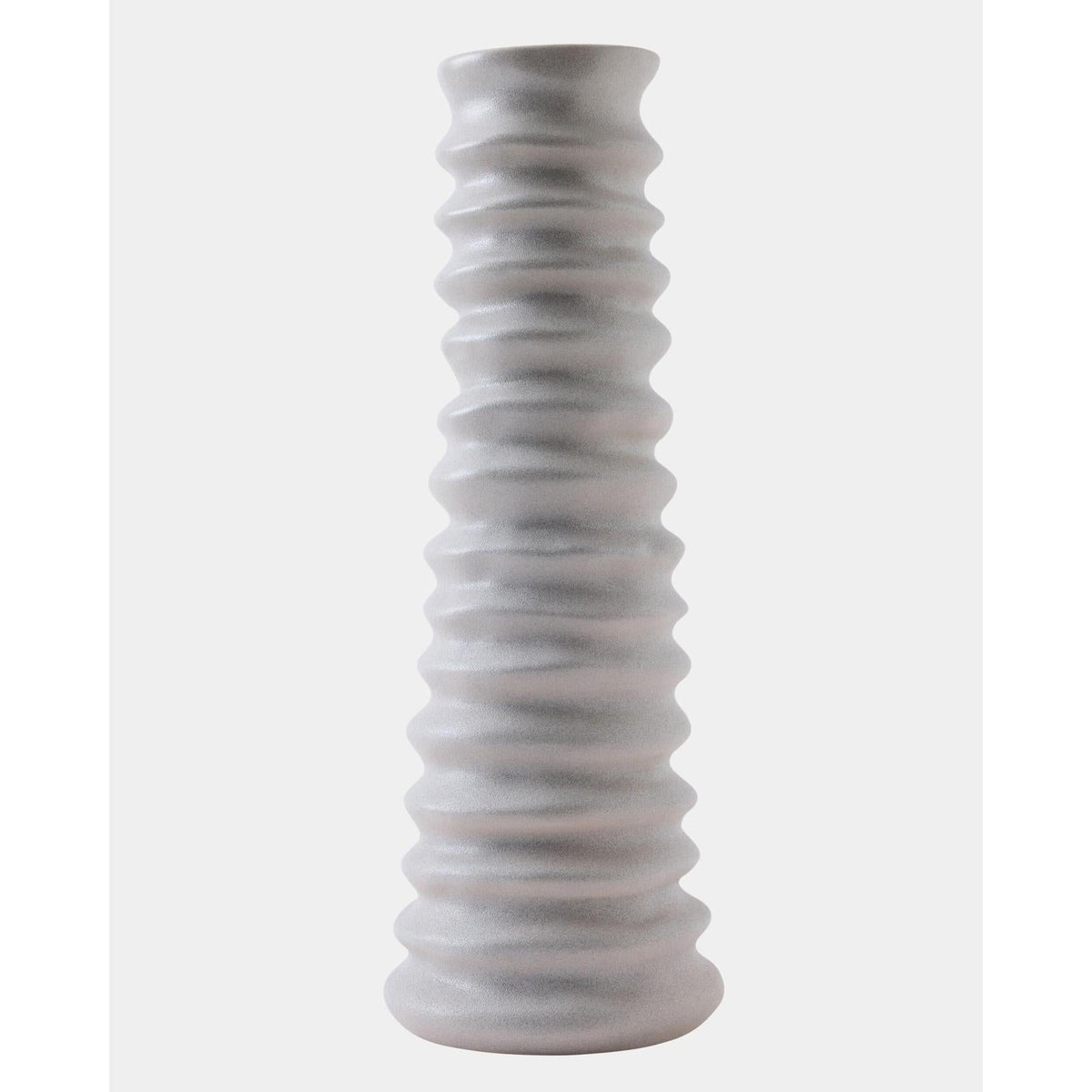 Global Views Cresta Gray Sand Vase