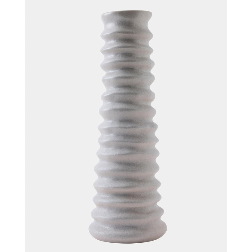 Global Views Cresta Gray Sand Vase