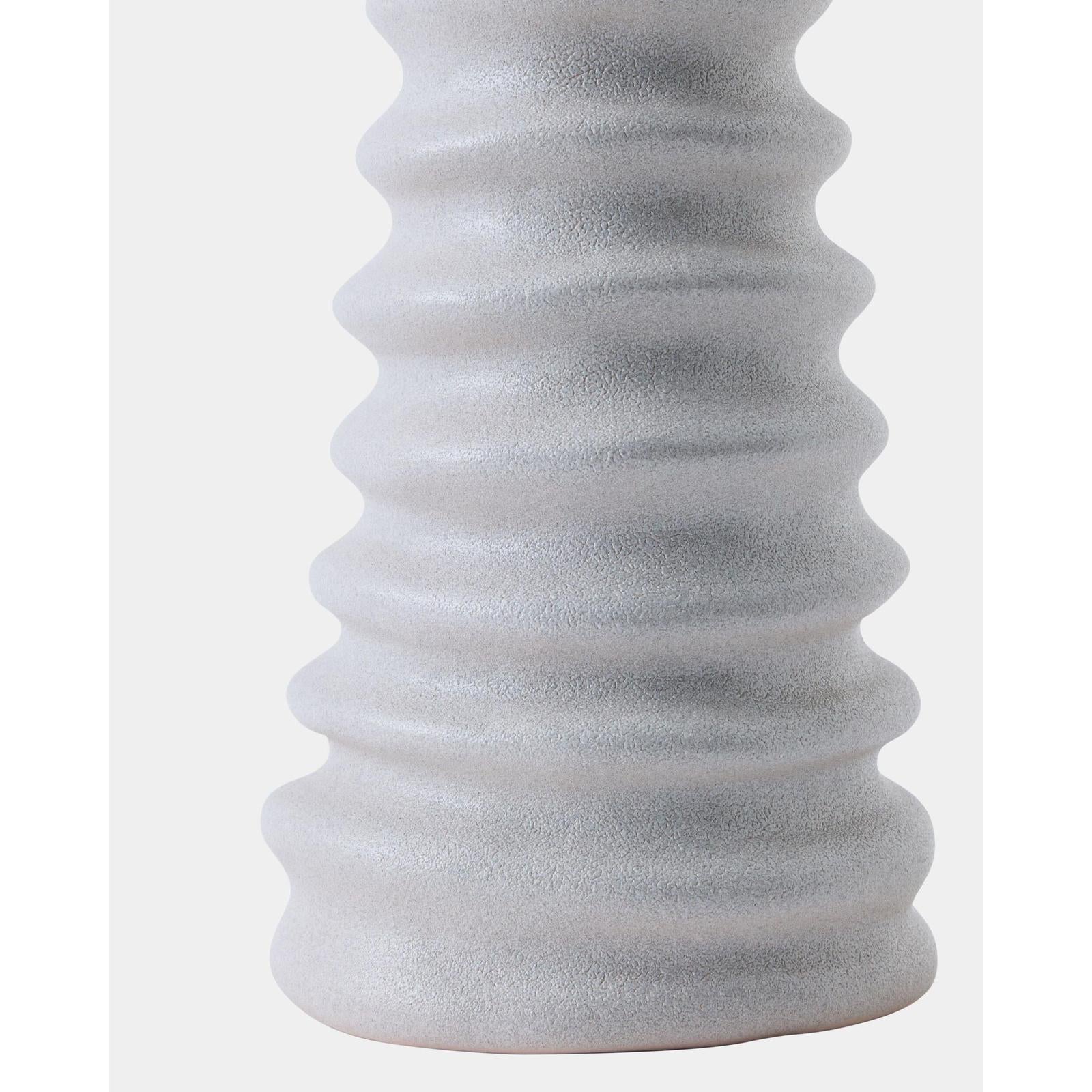 Global Views Cresta Gray Sand Vase