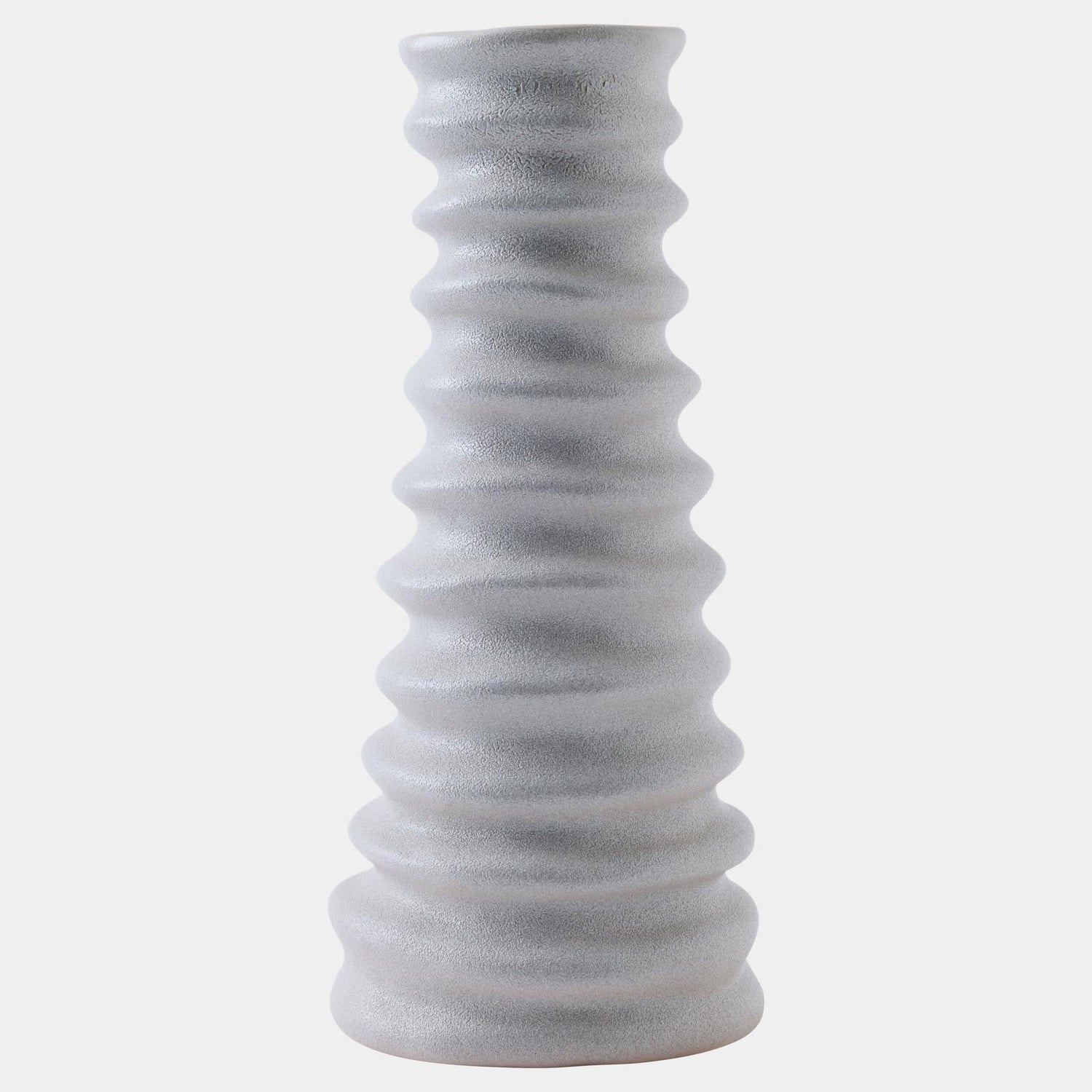 Global Views Cresta Gray Sand Vase