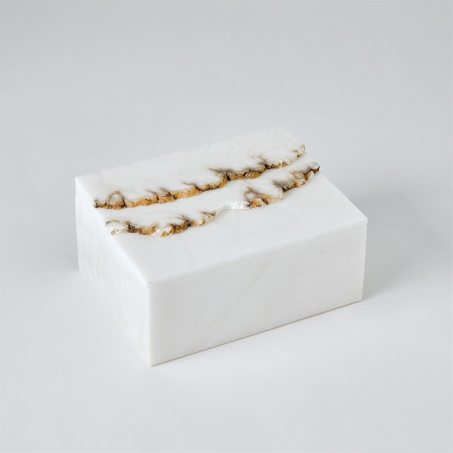 Global Views Terrain Alabaster Box