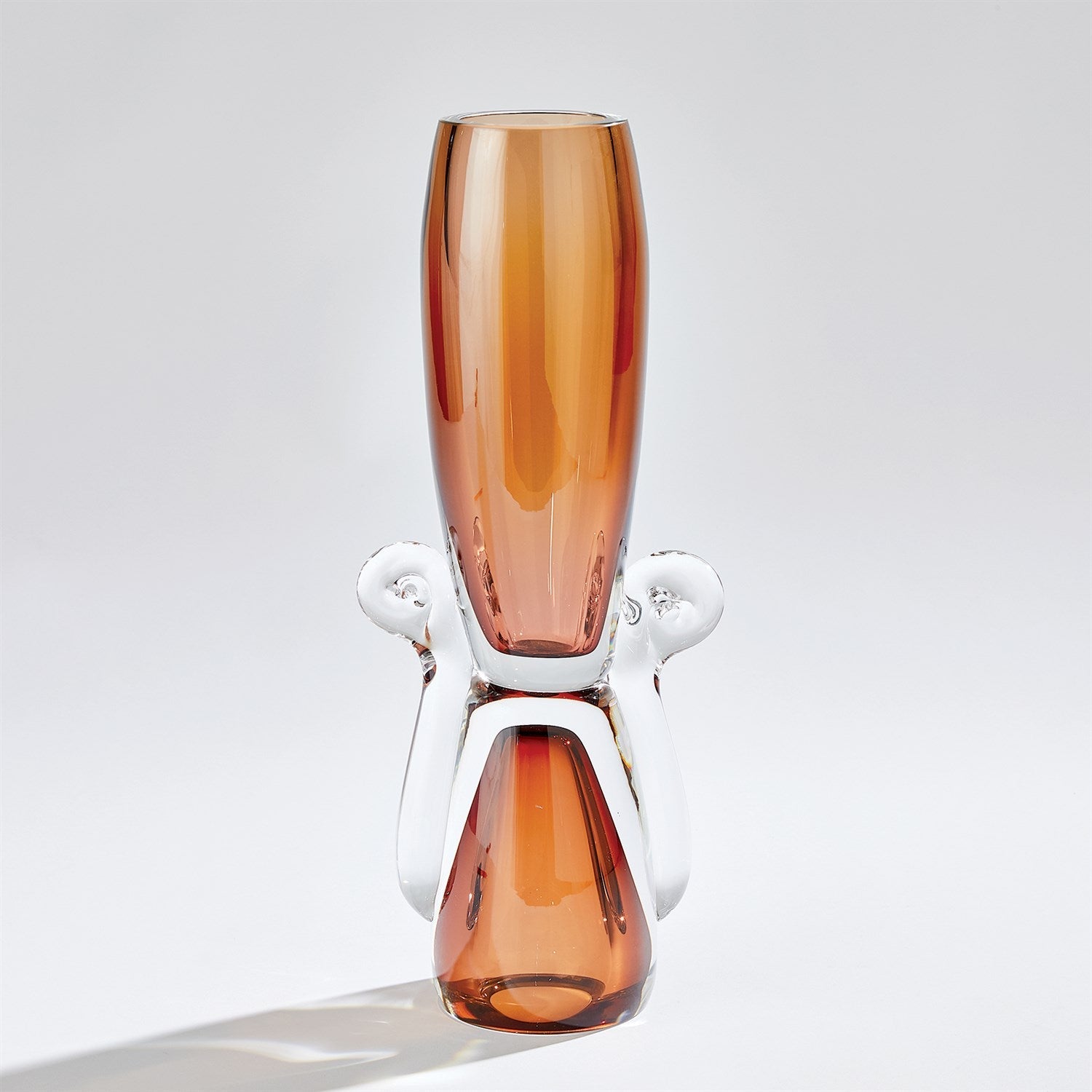 Global Views Lydia Vase - Amber