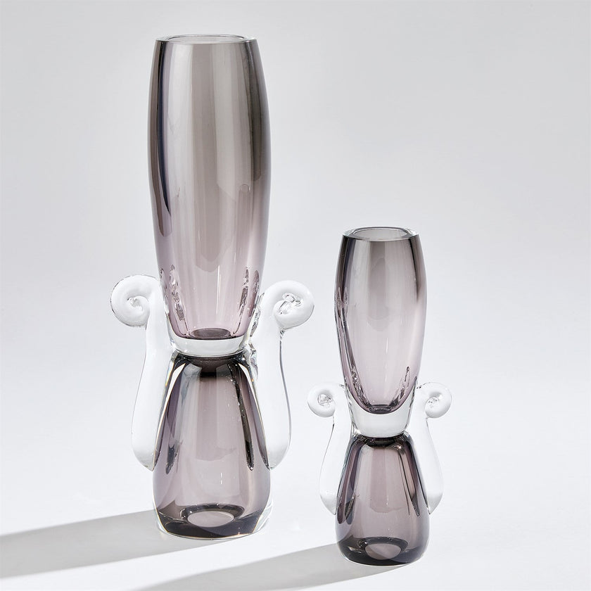 Global Views Lydia Vase - Grey