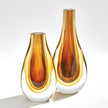 Global Views Gradient Vase - Amber