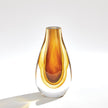 Global Views Gradient Vase - Amber