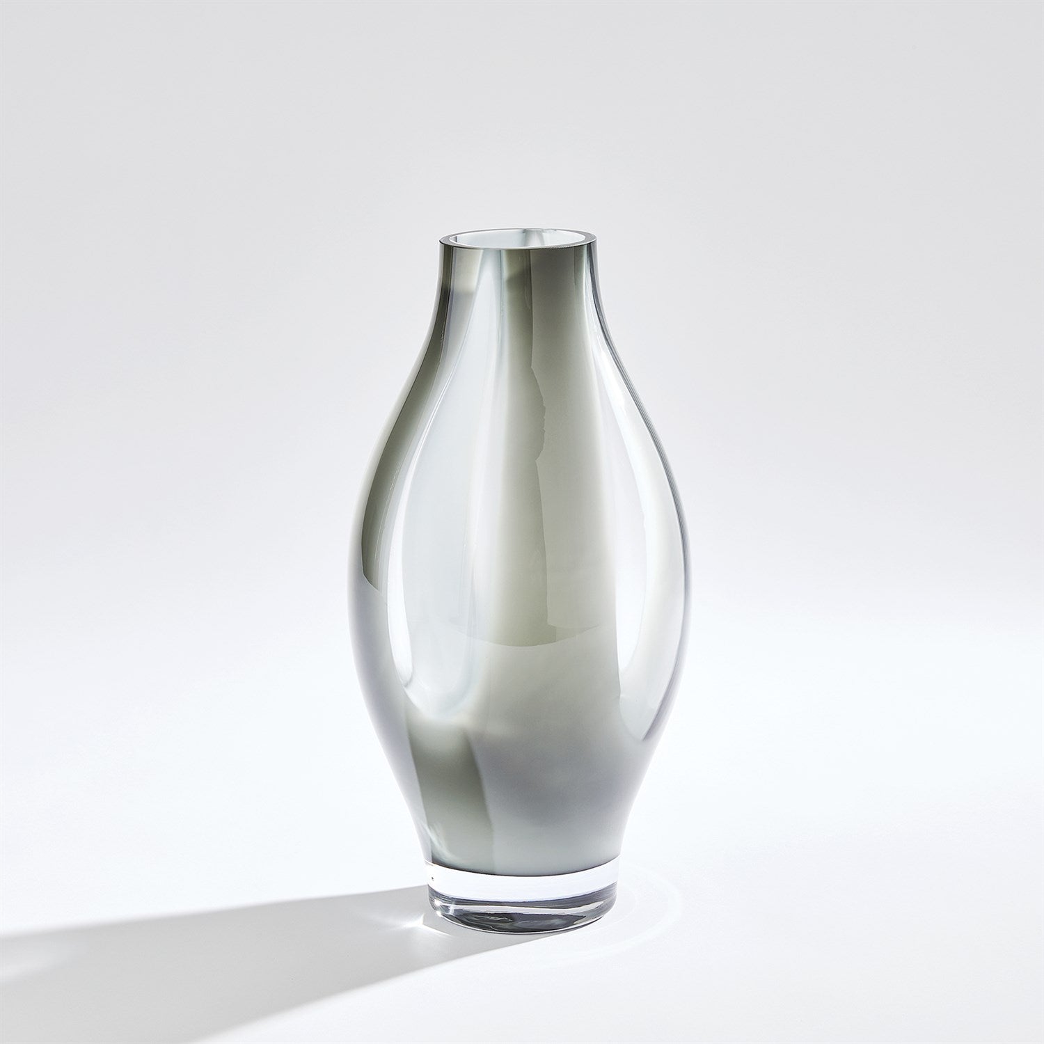Global Views Fly Through Vase - Grey