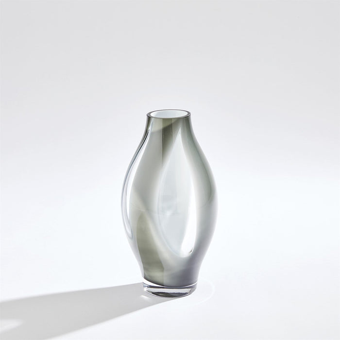 Global Views Fly Through Vase - Grey