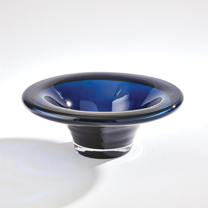 Global Views Tourneau Bowl - Night Blue