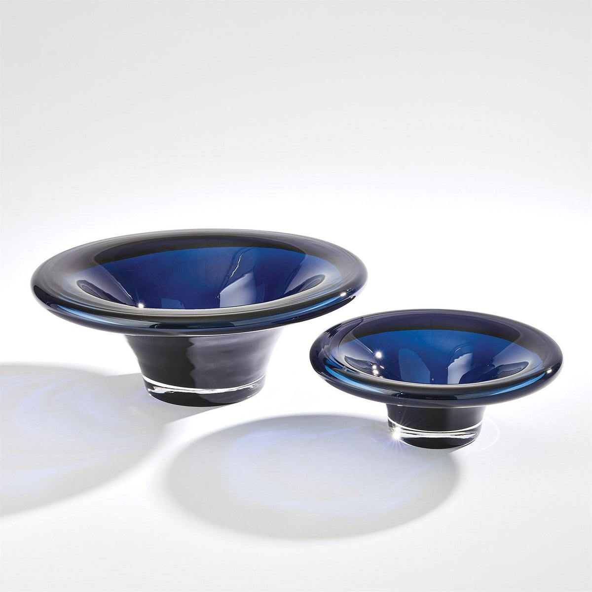 Global Views Tourneau Bowl - Night Blue