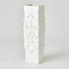 Global Views Totem Vase - Matte White