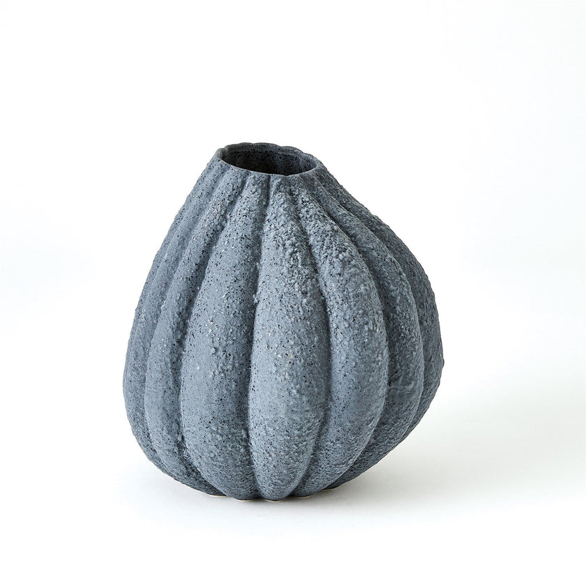 Global Views Glow Vase - Black