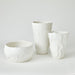 Global Views Chip Bowl & Vases - Matte White