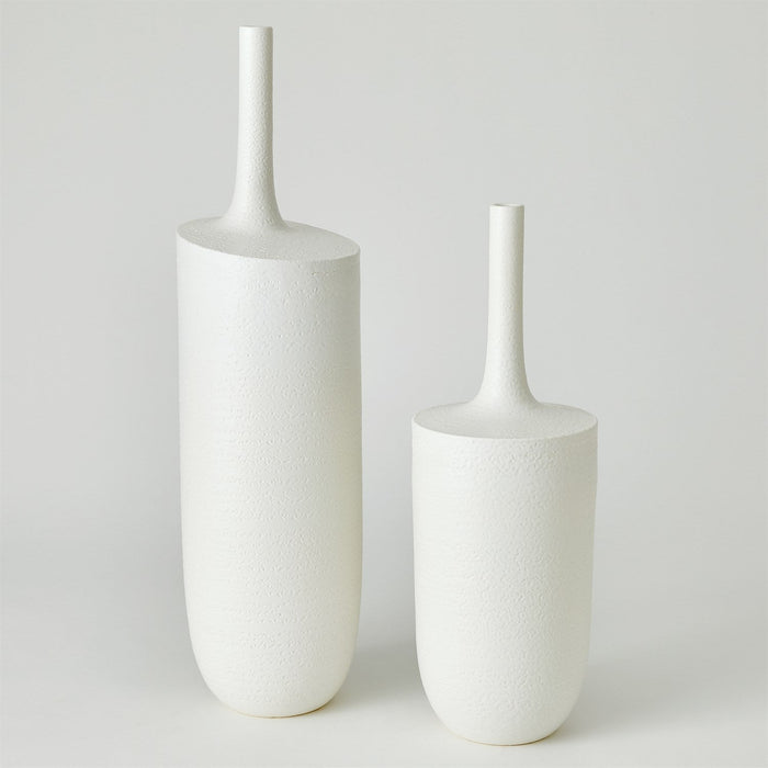 Global Views Lucca Vase - Matte White