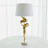 Global Views Twist Lamp - Brass