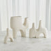 Global Views Cassel Vase - Matte White