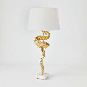 Global Views Twist Lamp - Brass