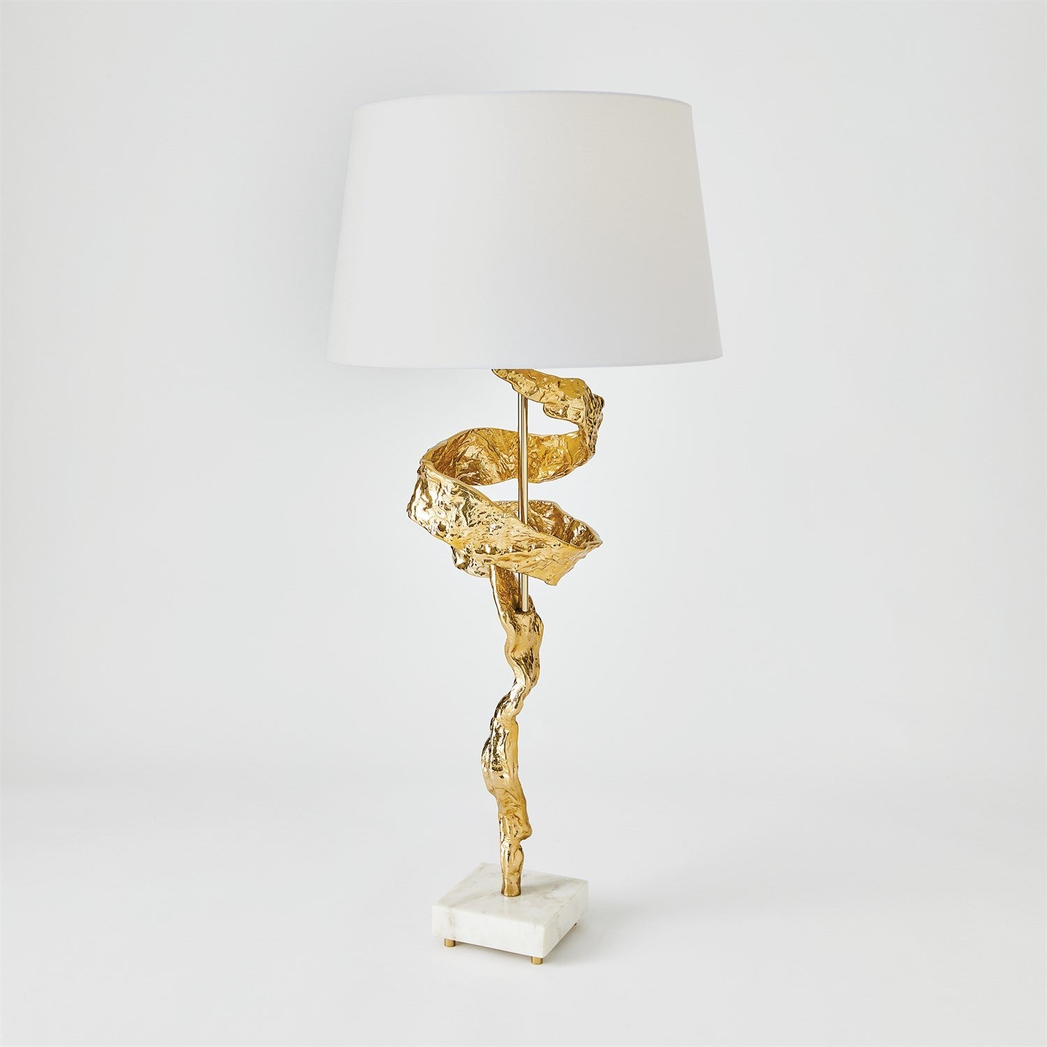 Global Views Twist Lamp - Brass
