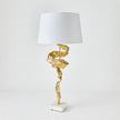 Global Views Twist Lamp - Brass