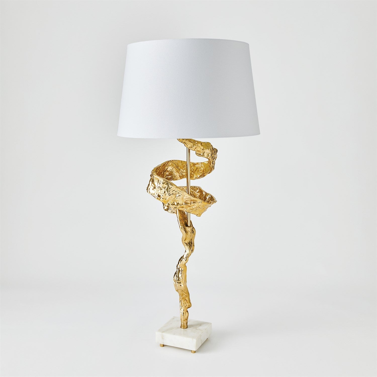 Global Views Twist Lamp - Brass