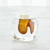 Global Views Square Vase - Amber