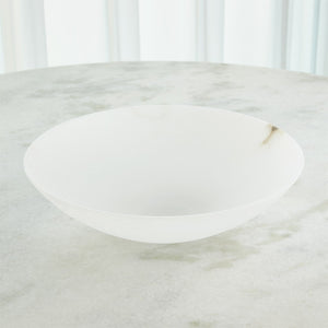 Global Views Wide Alabaster Bowl