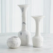 Global Views Globe Candle Holder - White