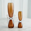 Global Views Lydia Vase - Amber