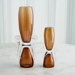 Global Views Lydia Vase - Amber