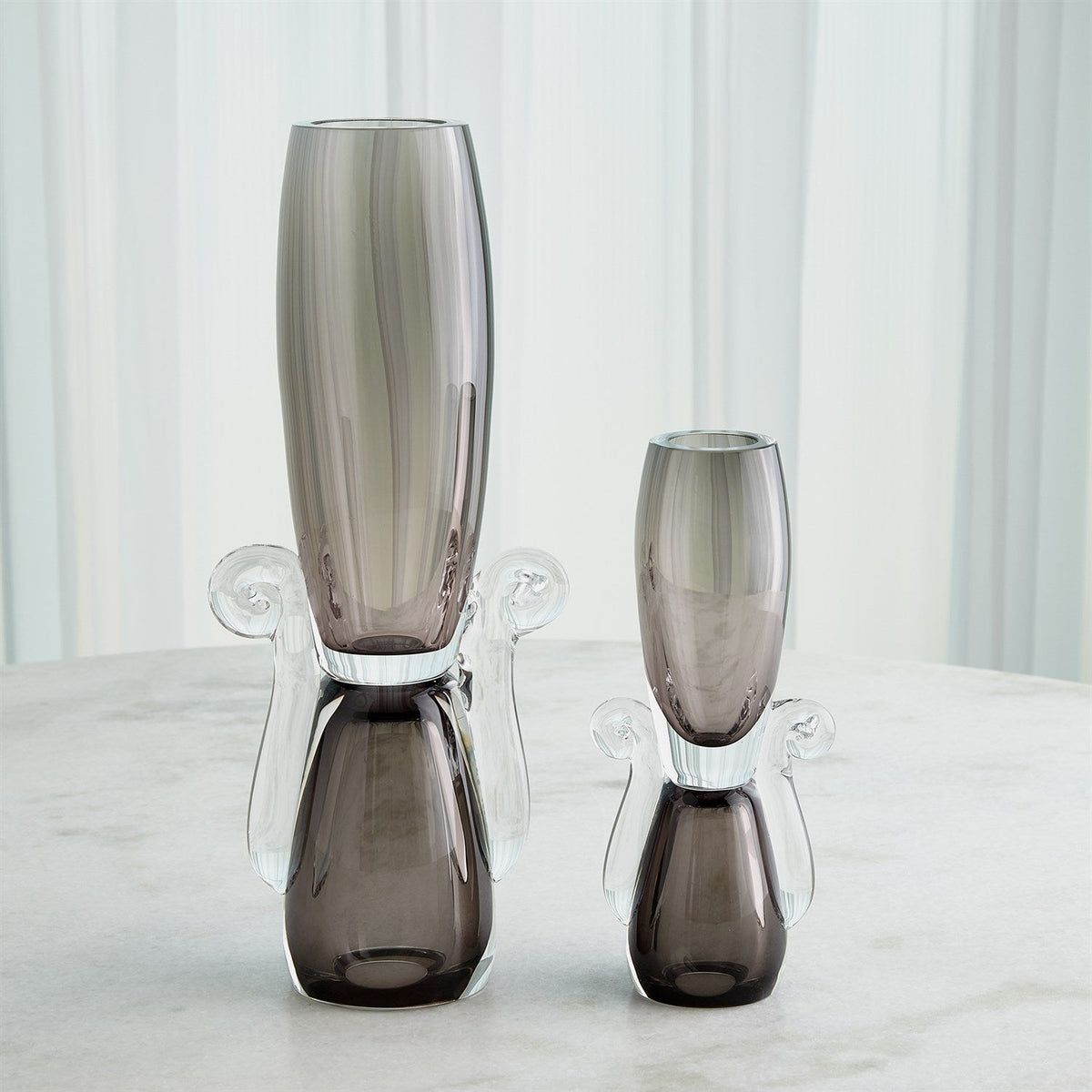 Global Views Lydia Vase - Grey