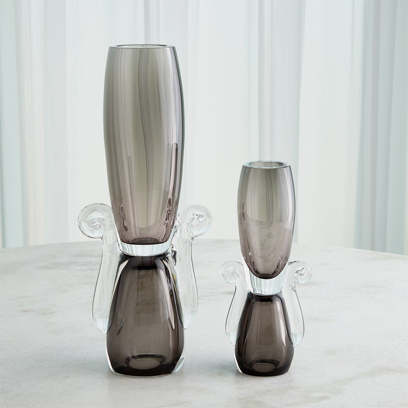 Global Views Lydia Vase - Grey