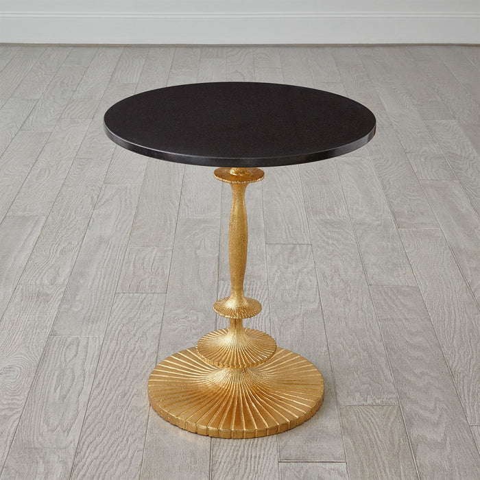 Global Views Fluted Side Table 20"